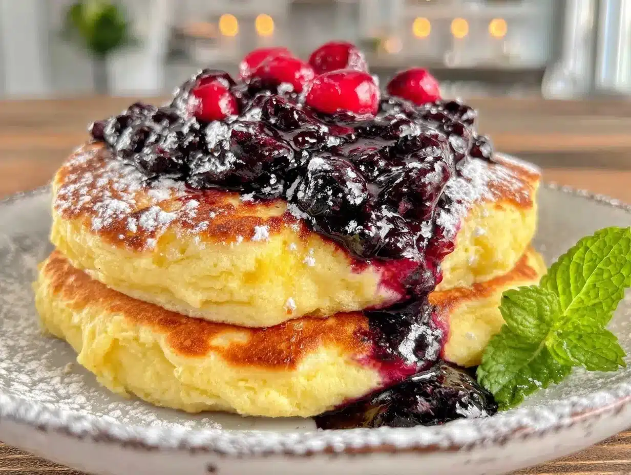 fluffy lemon ricotta pancakes preparation steps
