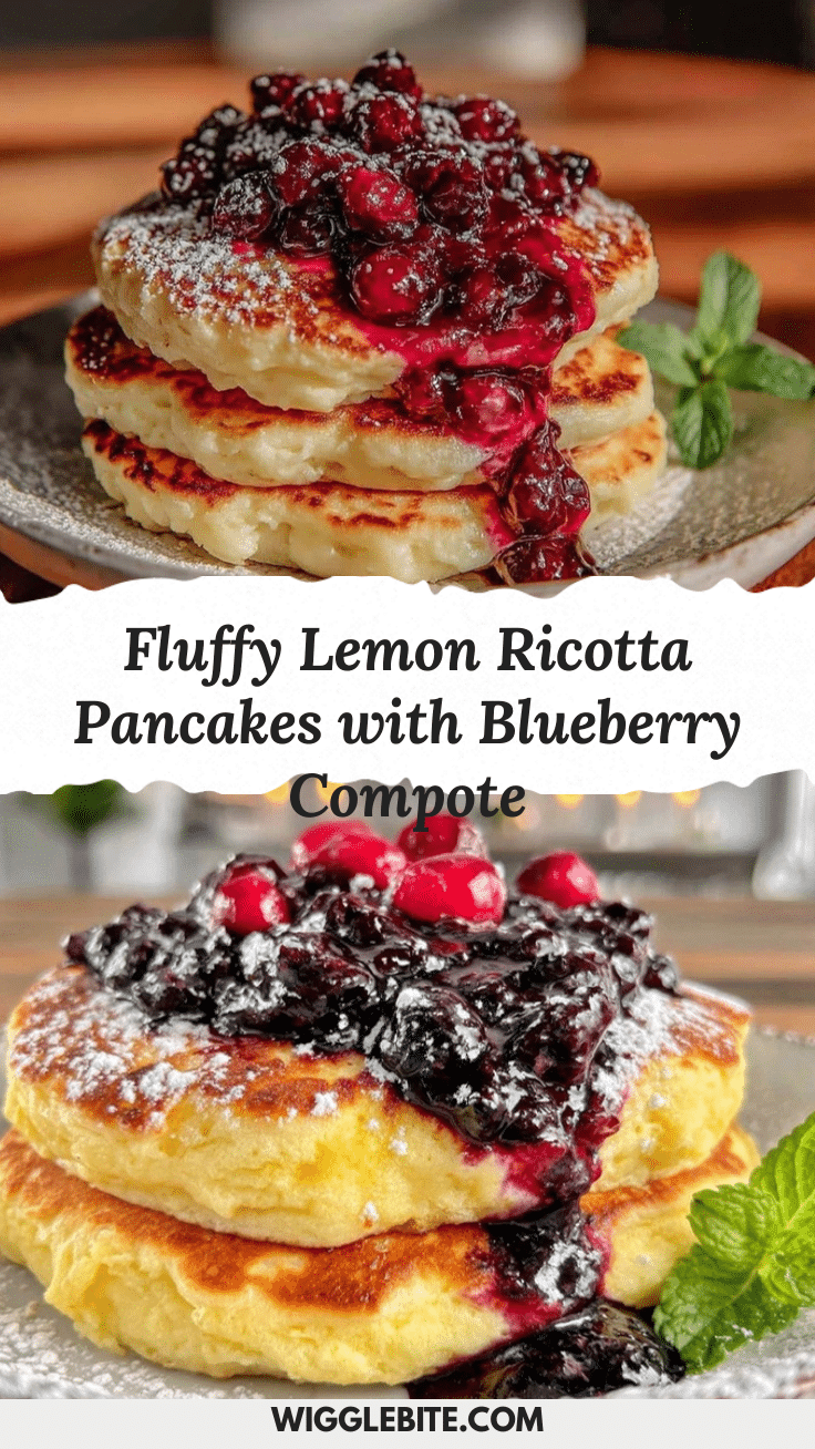 fluffy lemon ricotta pancakes recipe