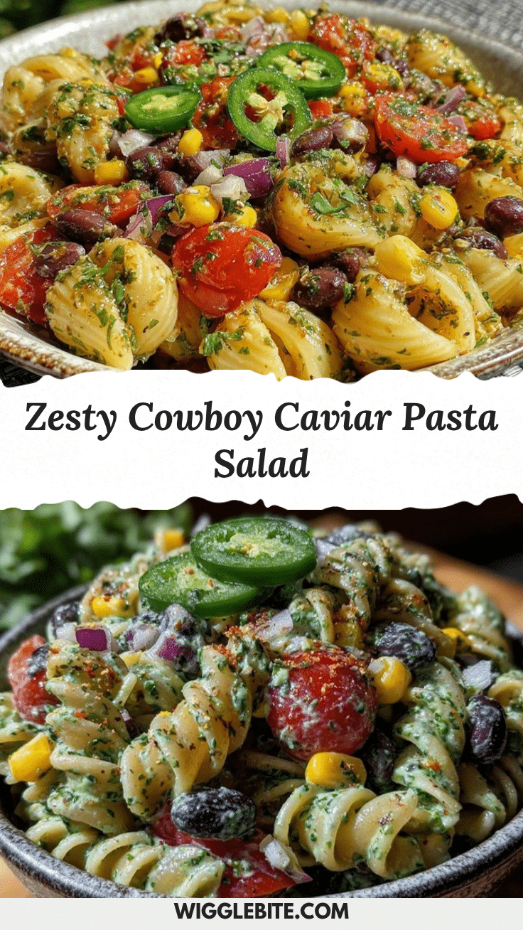 fresh cowboy caviar pasta salad recipe