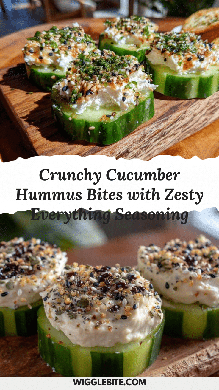 fresh cucumber hummus bites recipe