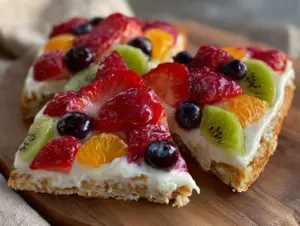 fresh fruit pizza - featured image