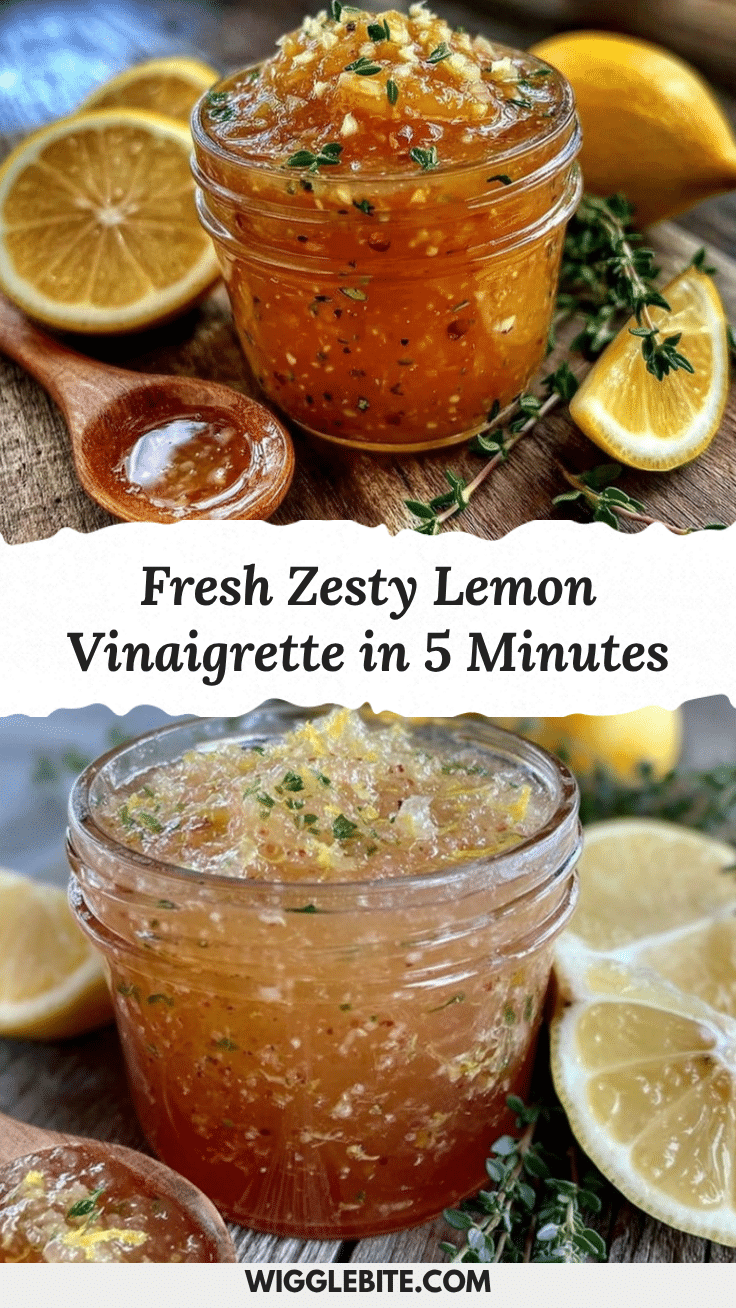 fresh lemon vinaigrette dressing recipe
