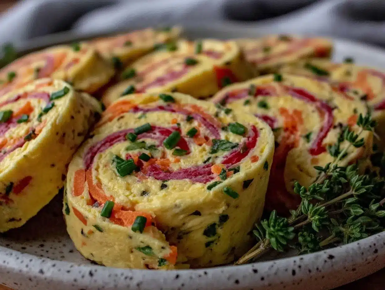 fresh spring pinwheel roll-ups preparation steps