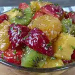 fresh tropical fruit salad - featured image