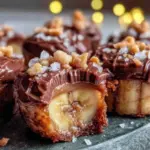 frozen chocolate banana bites - featured image