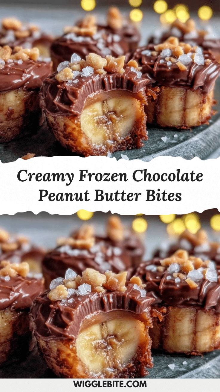 frozen chocolate banana bites recipe