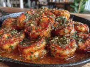 garlic butter shrimp - featured image