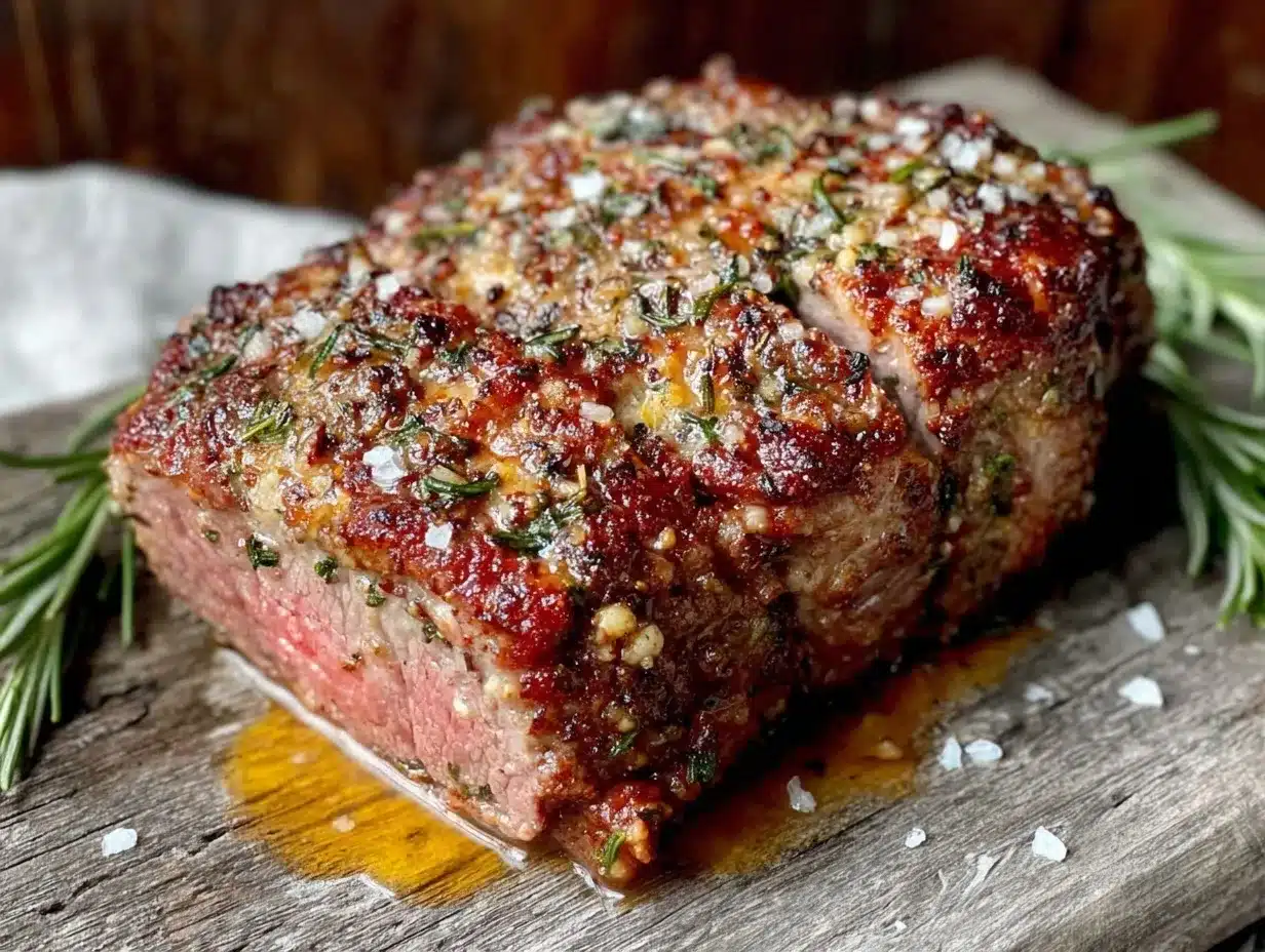 herb-crusted roasted lamb preparation steps