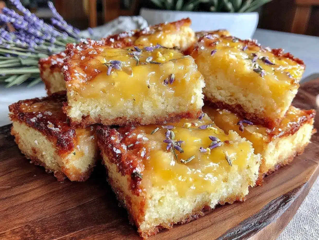 lavender honey lemon bars preparation steps