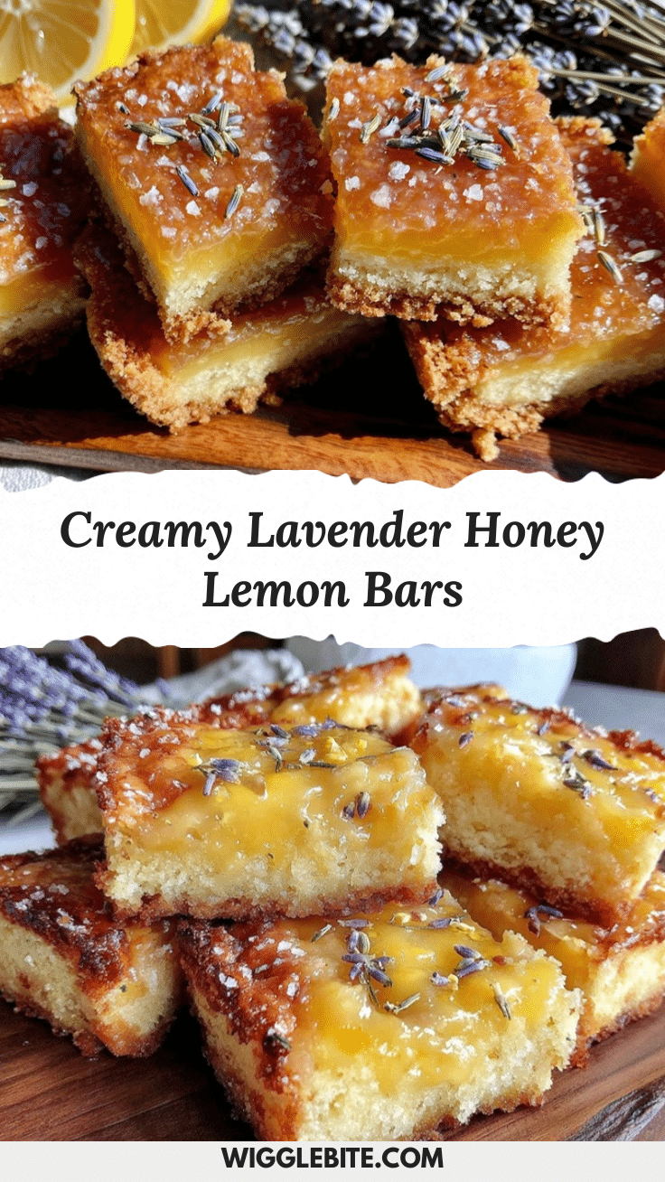 lavender honey lemon bars recipe