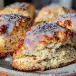 lemon poppy seed scones - featured image