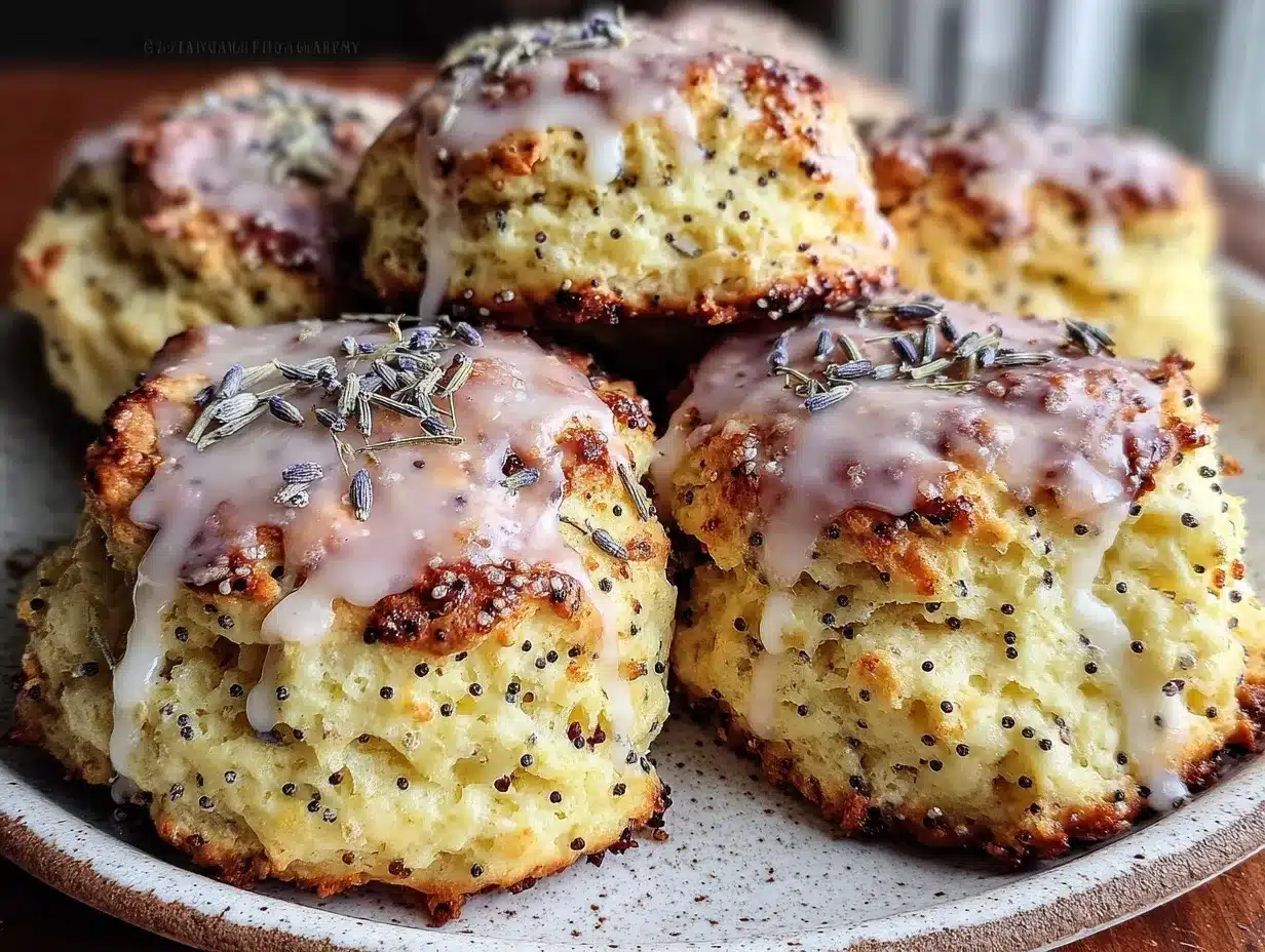 lemon poppy seed scones preparation steps
