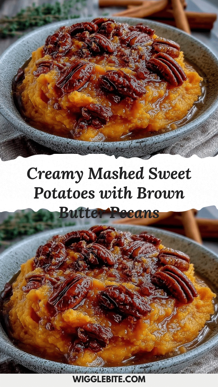mashed sweet potatoes with brown butter pecans recipe