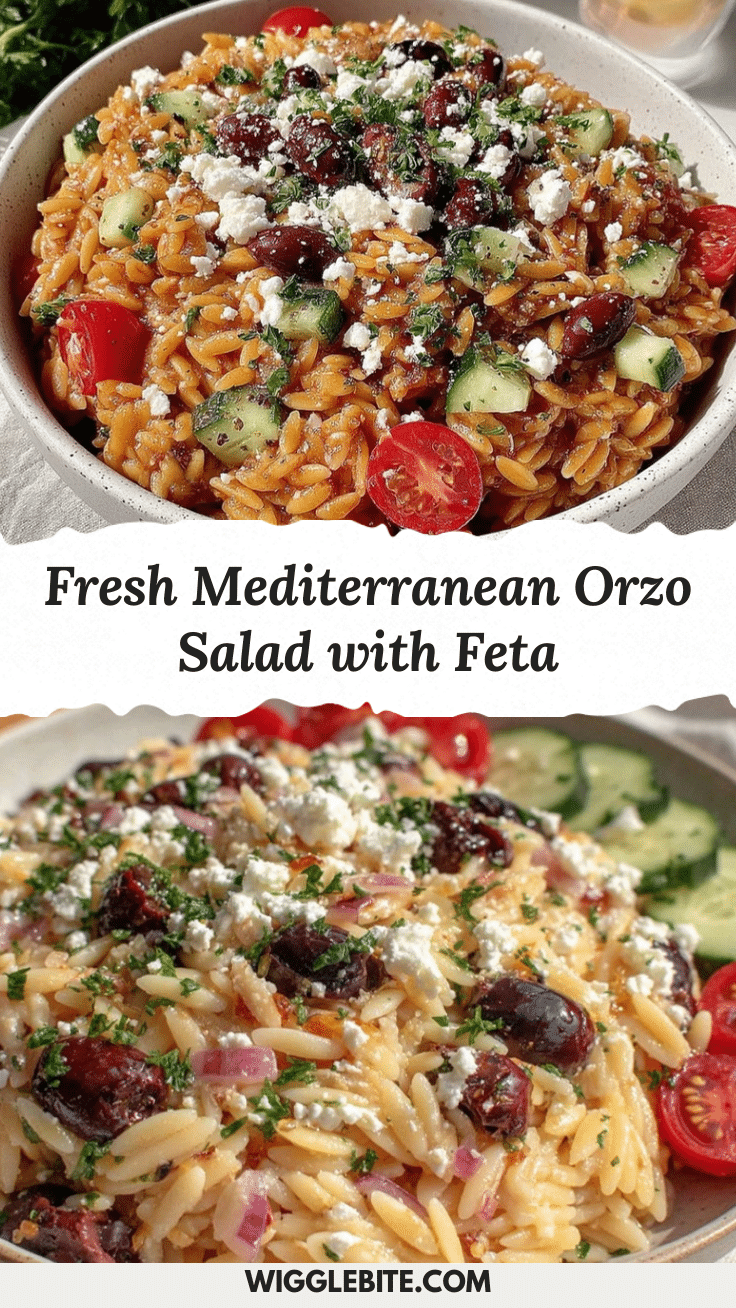 Mediterranean Orzo Salad recipe