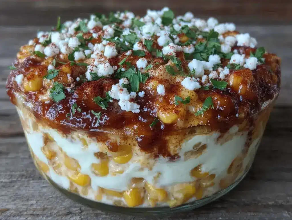 Mexican street corn dip - featured image