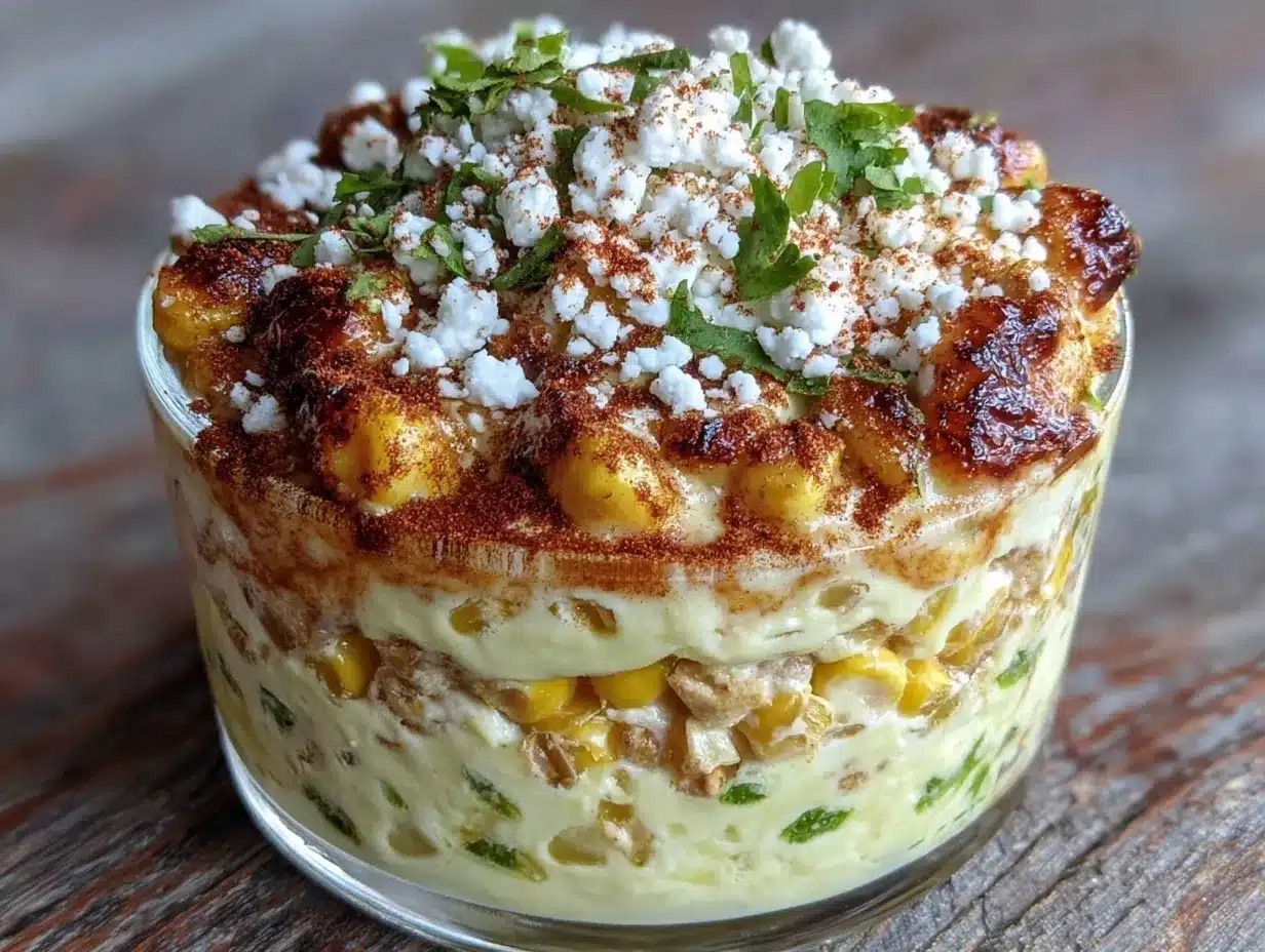 Mexican street corn dip preparation steps