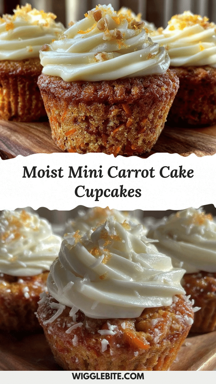 moist mini carrot cake cupcakes recipe