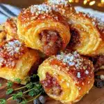 puff pastry sausage bites - featured image