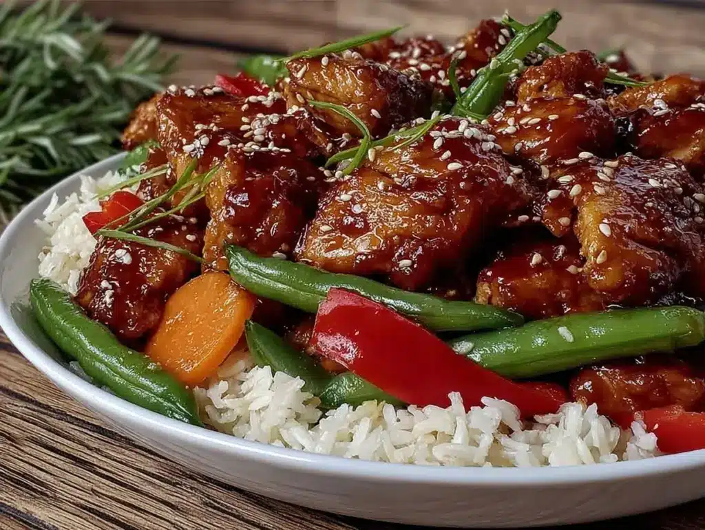quick teriyaki chicken stir-fry - featured image