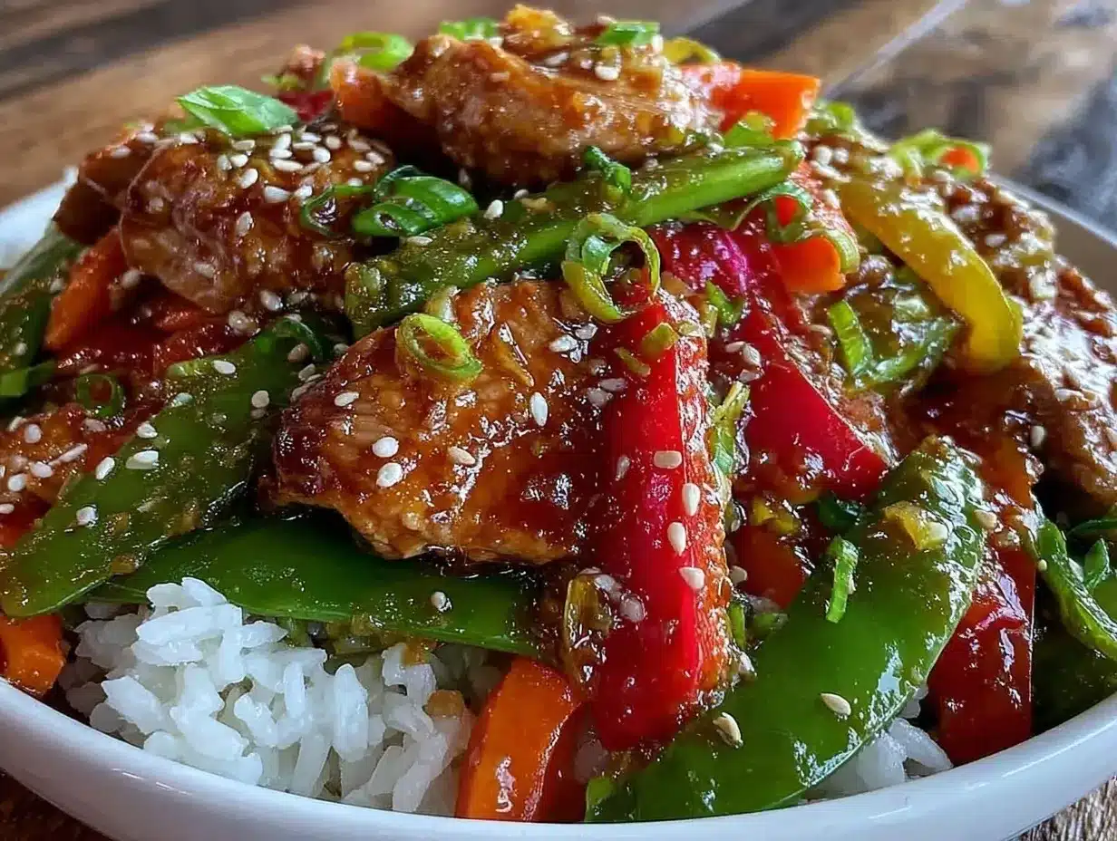 quick teriyaki chicken stir-fry preparation steps