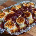 s’mores banana boat foil packets - featured image