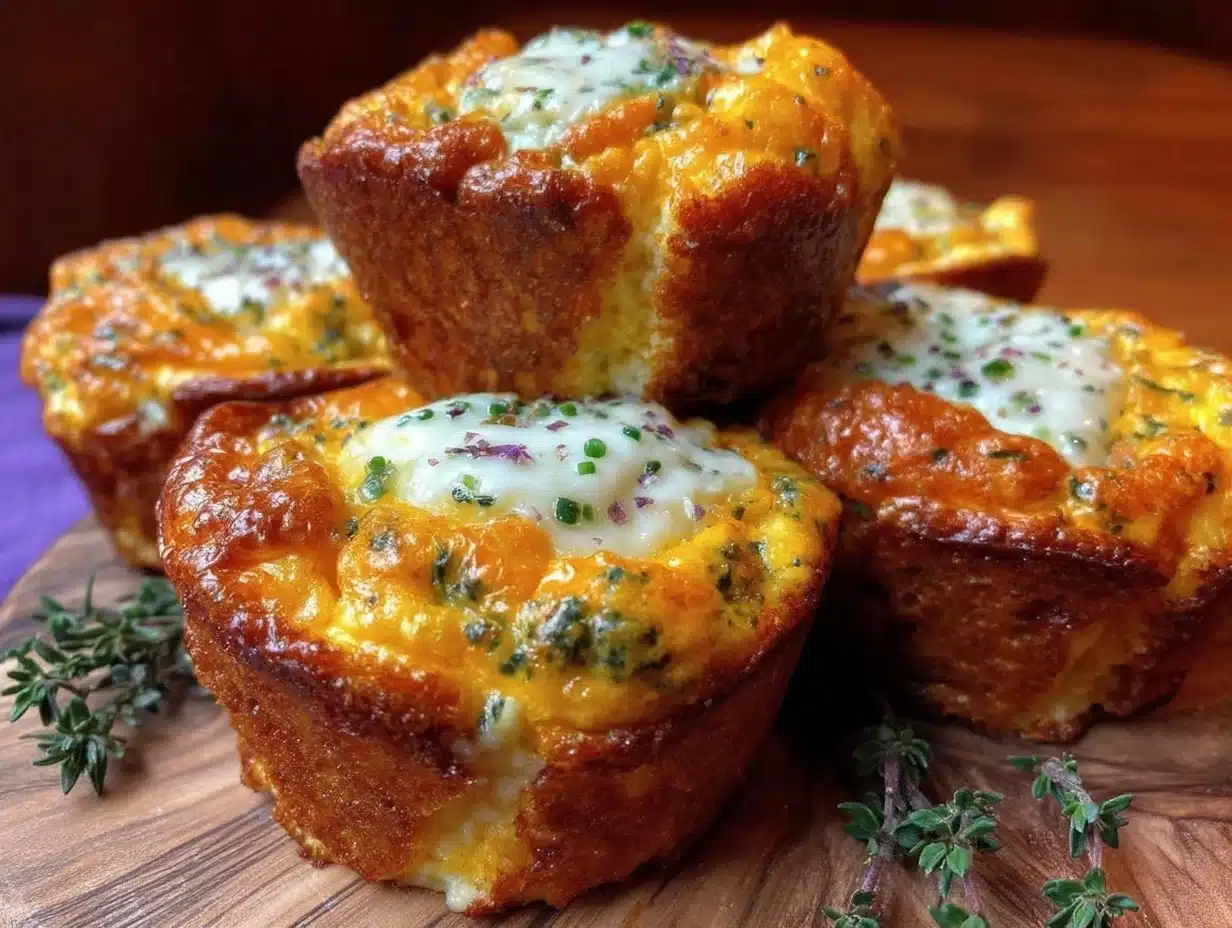 savory herb and cheese frittata muffins - featured image