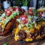 smash burger tacos - featured image