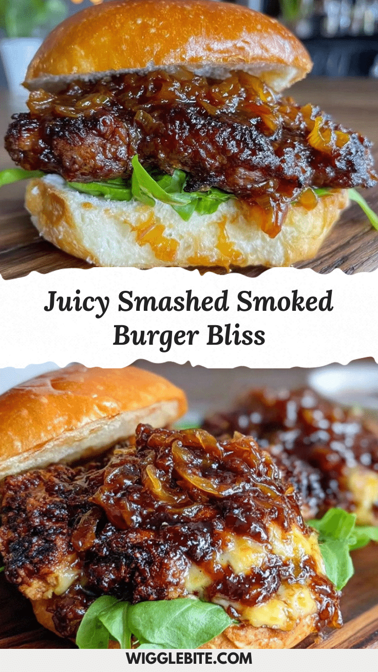 smashed smoked burger recipe