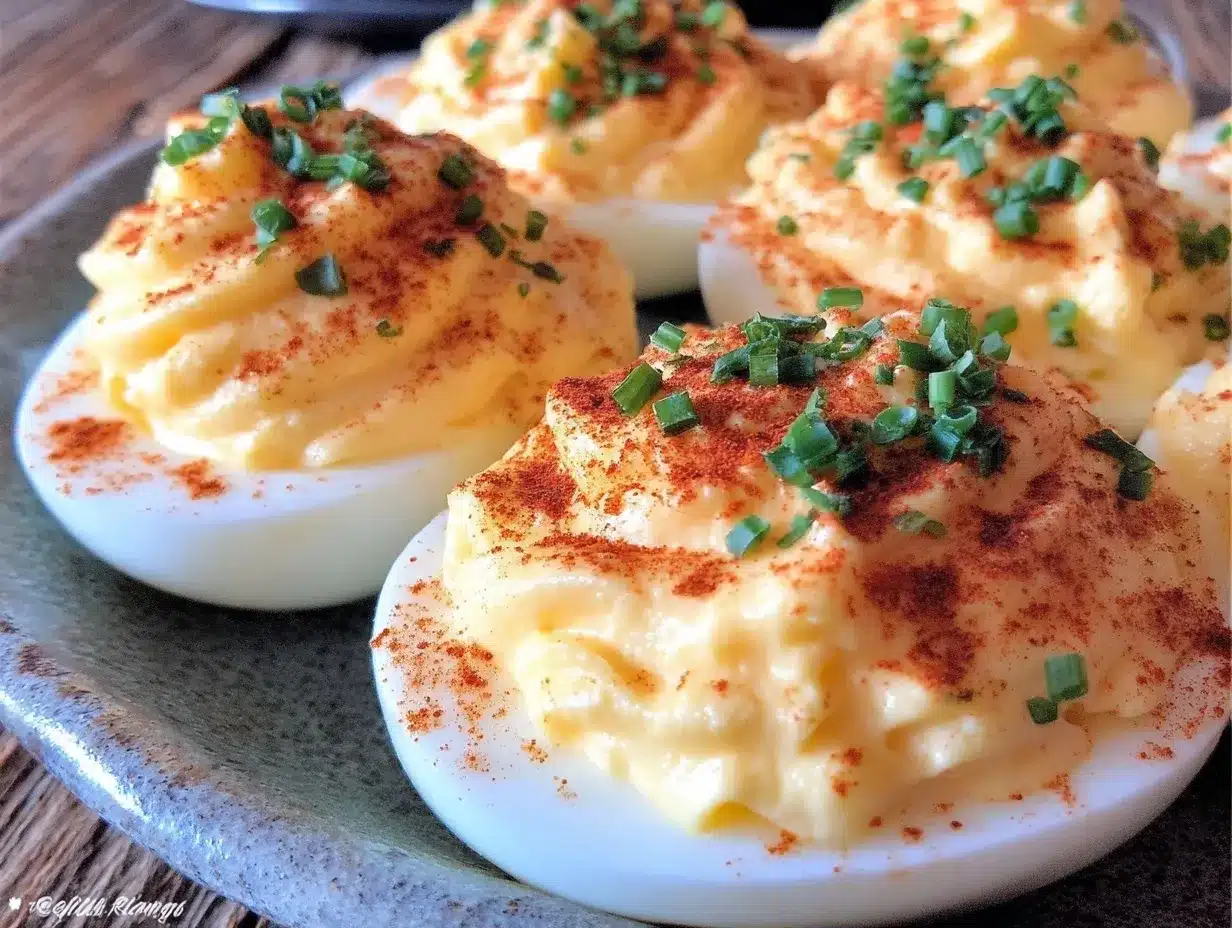 southern deviled eggs preparation steps