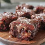 star-shaped brownie bites - featured image