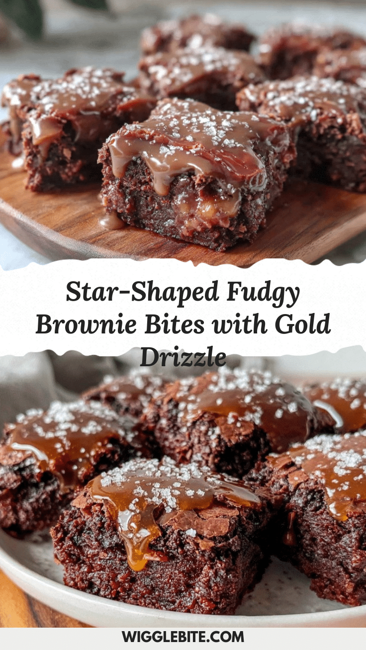 star-shaped brownie bites recipe