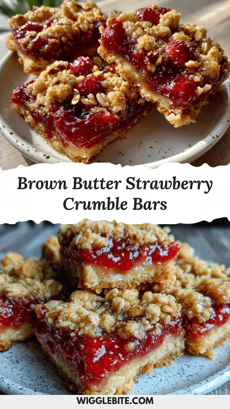 strawberry crumble bars recipe