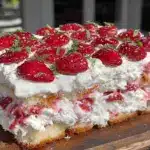 strawberry lemonade icebox cake - featured image