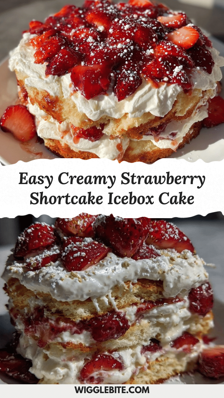 strawberry shortcake icebox cake recipe