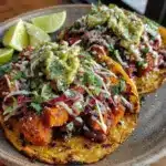 sweet potato black bean tacos - featured image