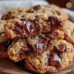tender brown butter chocolate chip cookies - featured image