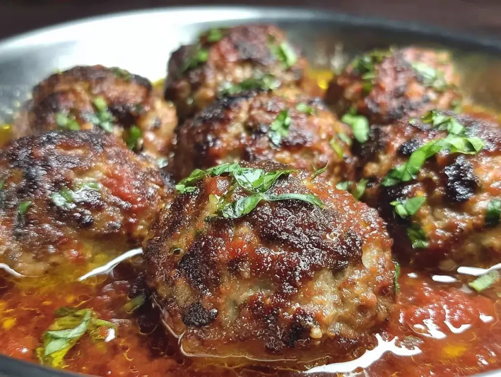 turkey meatballs in marinara - featured image