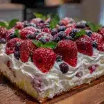 american flag sheet cake - featured image