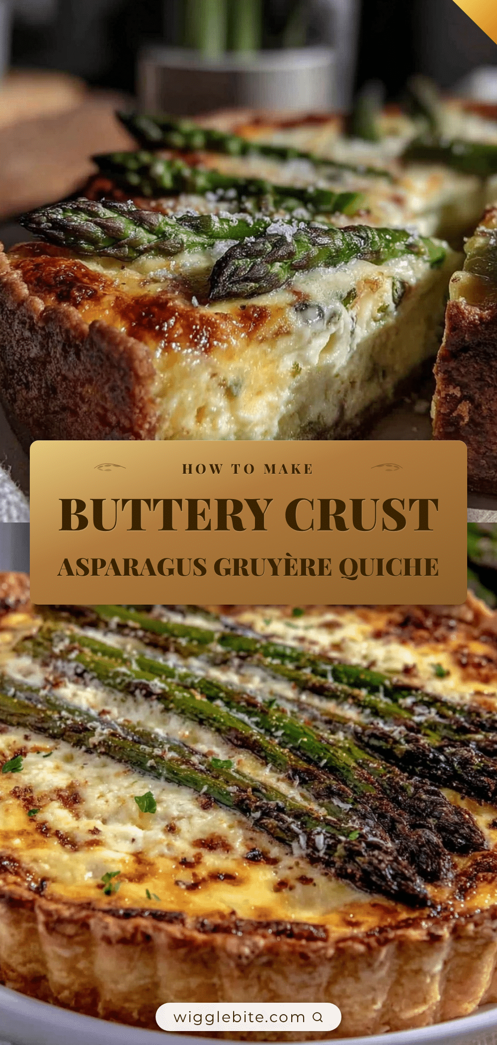 asparagus and gruyère quiche recipe