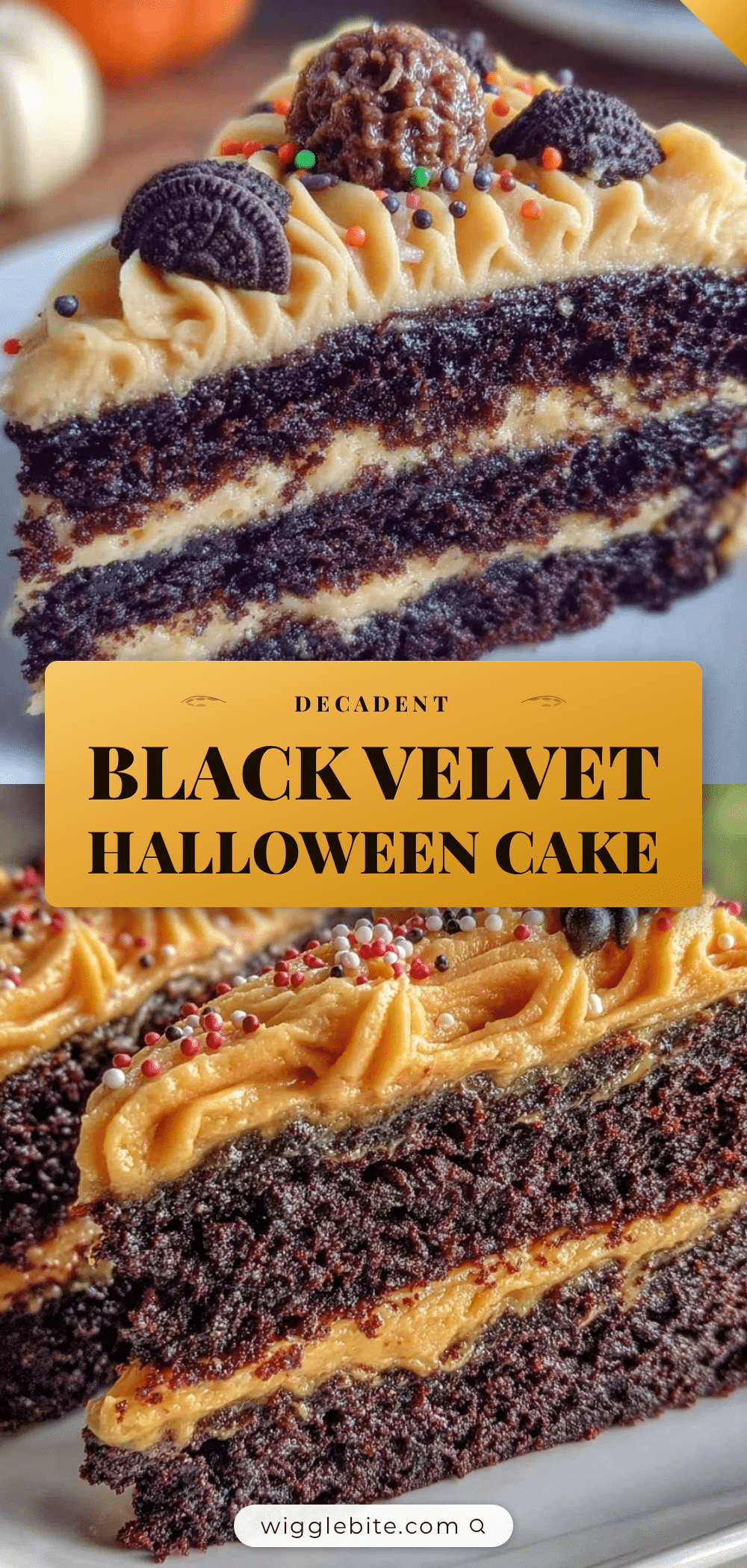 black velvet halloween layer cake recipe
