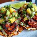 blackened shrimp tacos - featured image