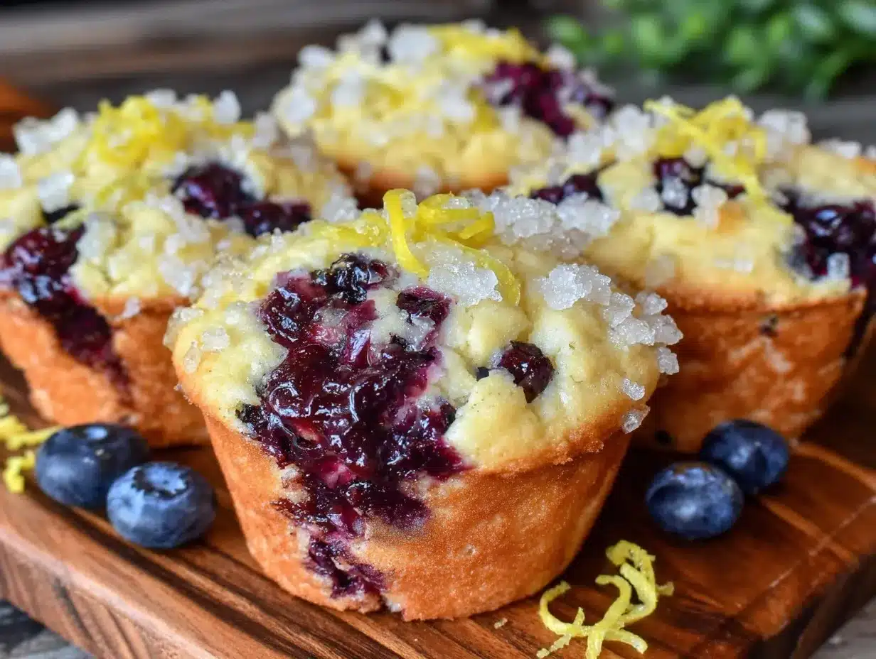 blueberry muffins preparation steps