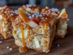 brown butter apple blondies - featured image