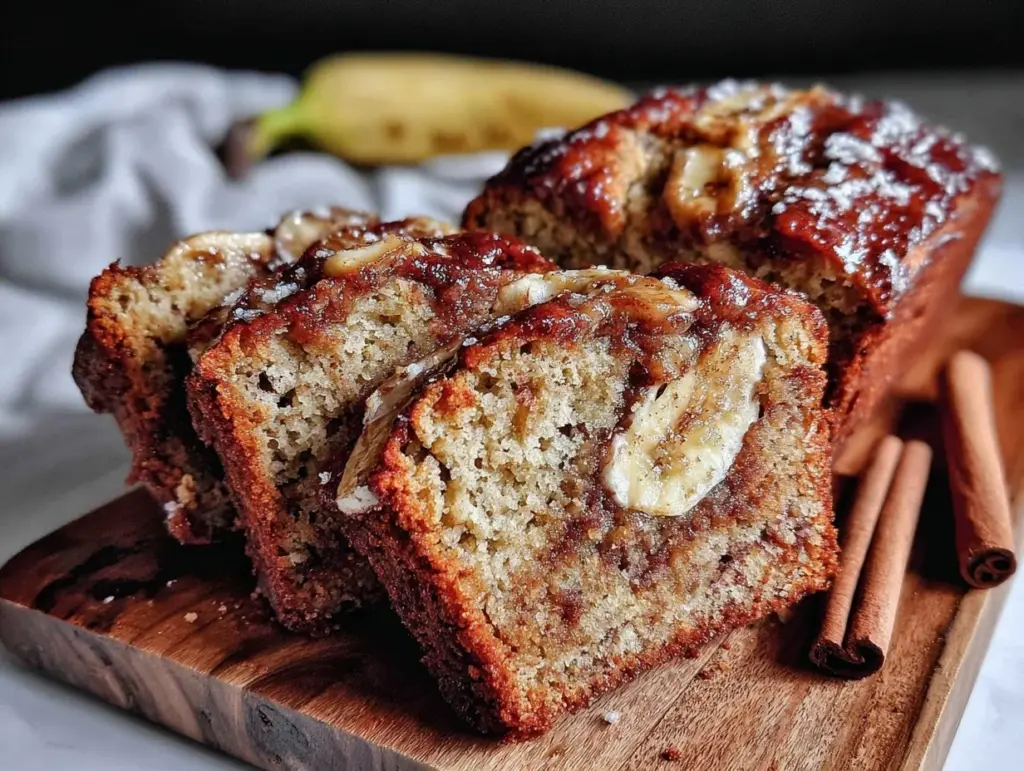brown butter banana bread - featured image