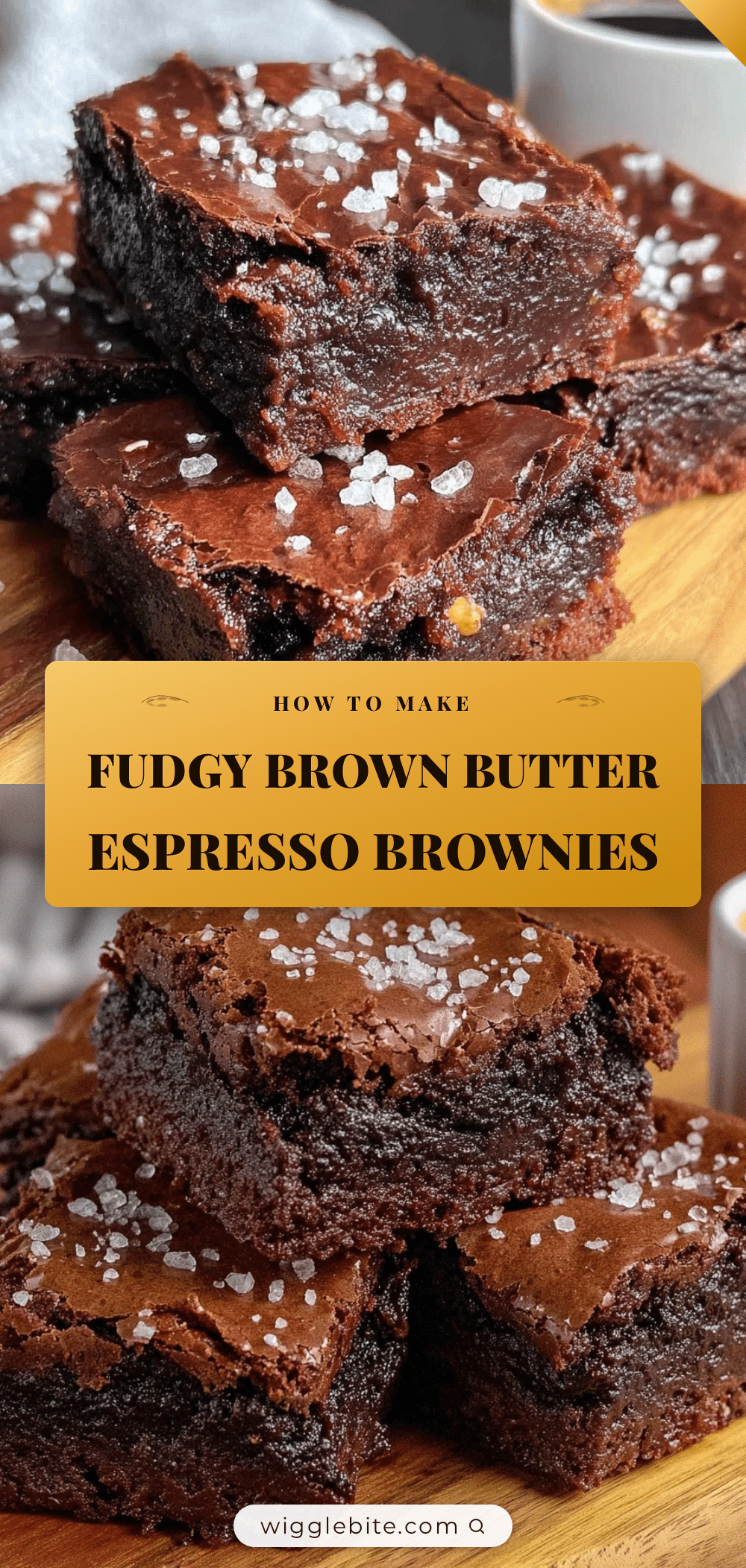 brown butter espresso brownies recipe