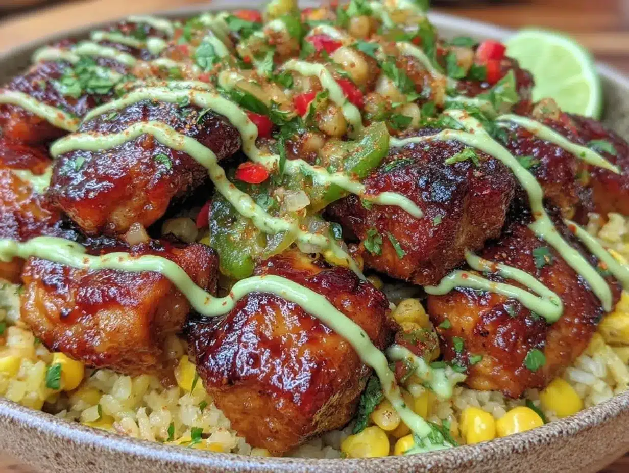 chipotle honey chicken taco bowl preparation steps