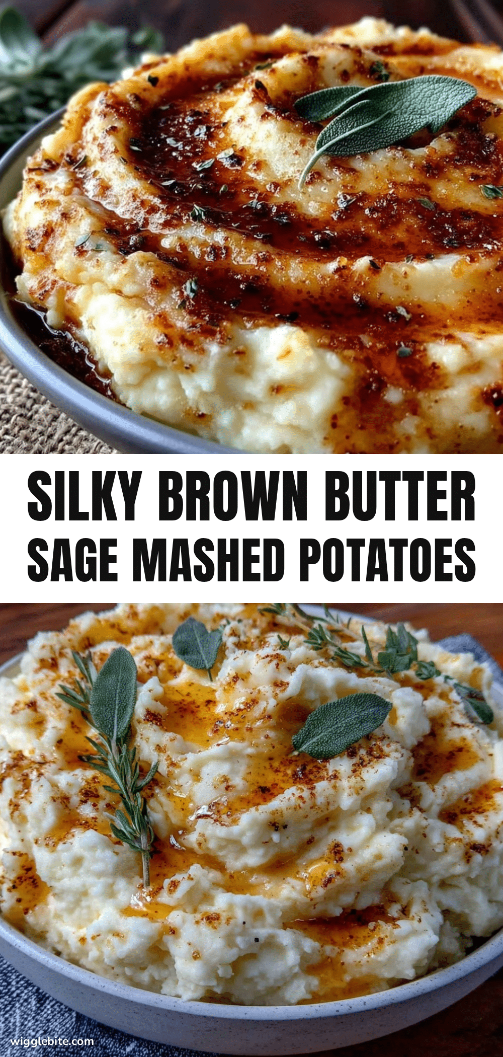 creamy brown butter sage mashed potatoes recipe