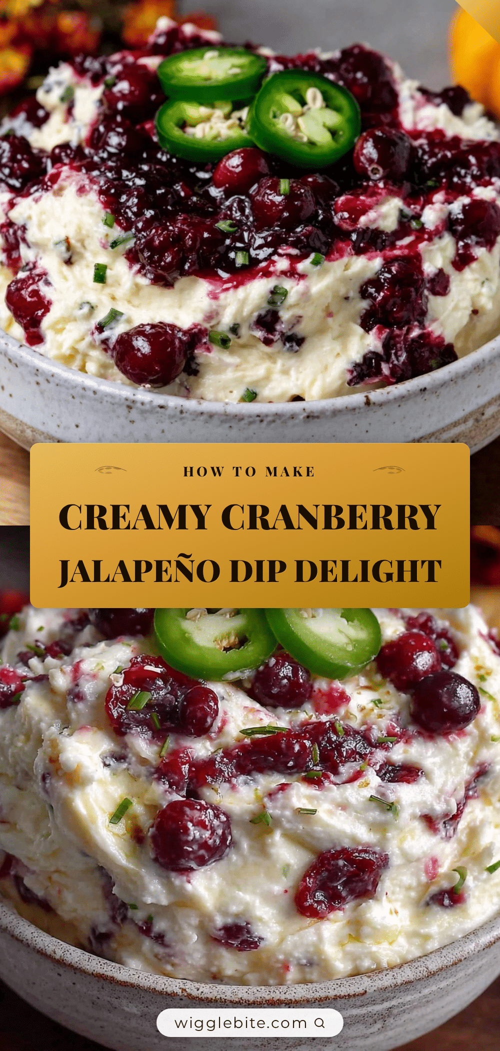 creamy cranberry jalapeño cream cheese dip recipe