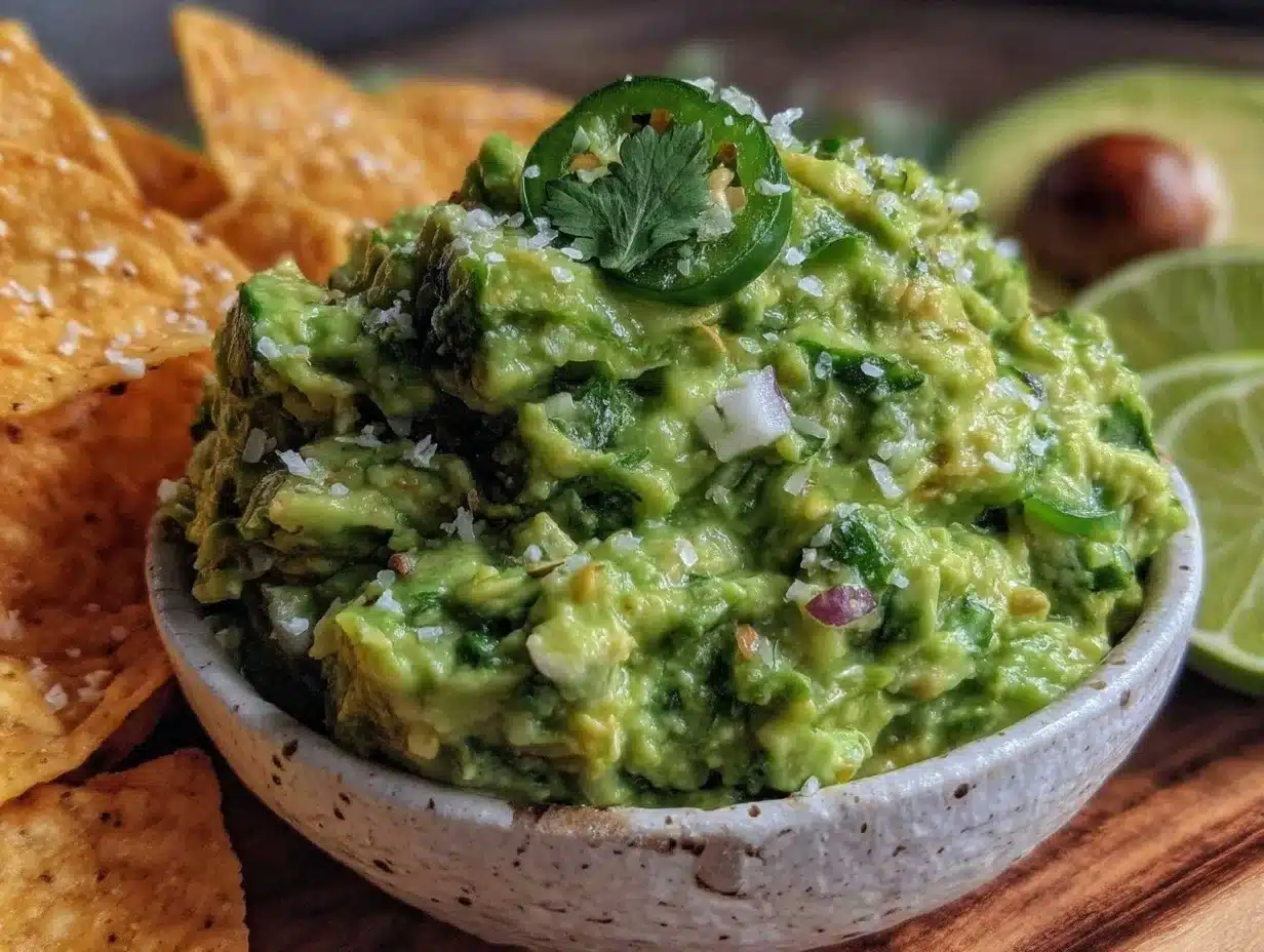 creamy guacamole from scratch recipe - featured image