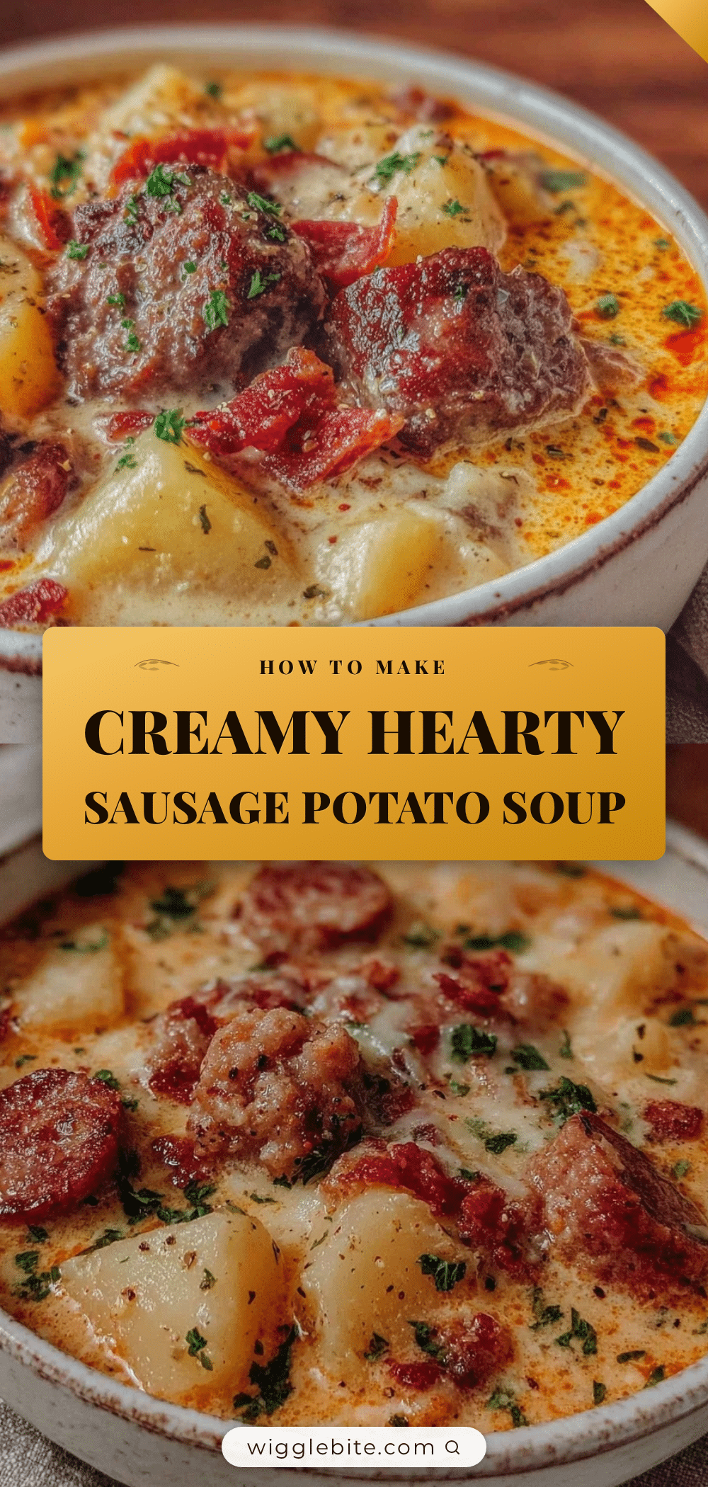 creamy hearty sausage and potato soup recipe
